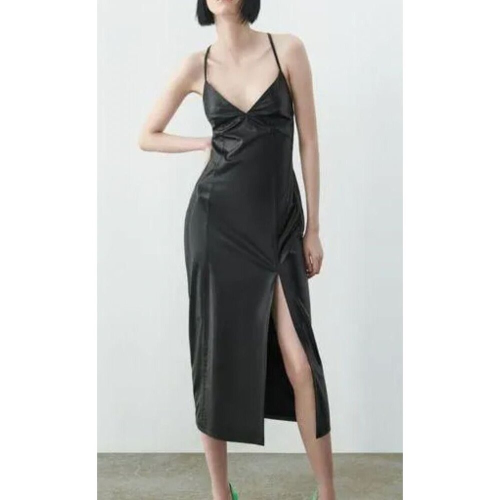 Zara Black Midi Dress